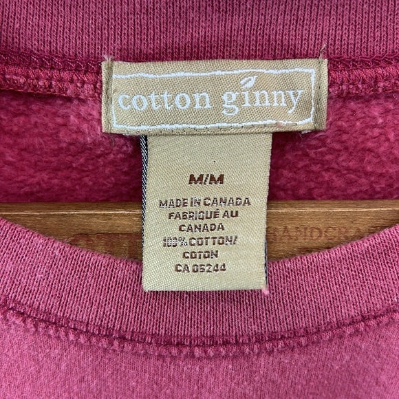 Cotton Ginny Heart Crew Neck Women's Medium Valentine's Day Love Sparkle Pink - Picture 6 of 6